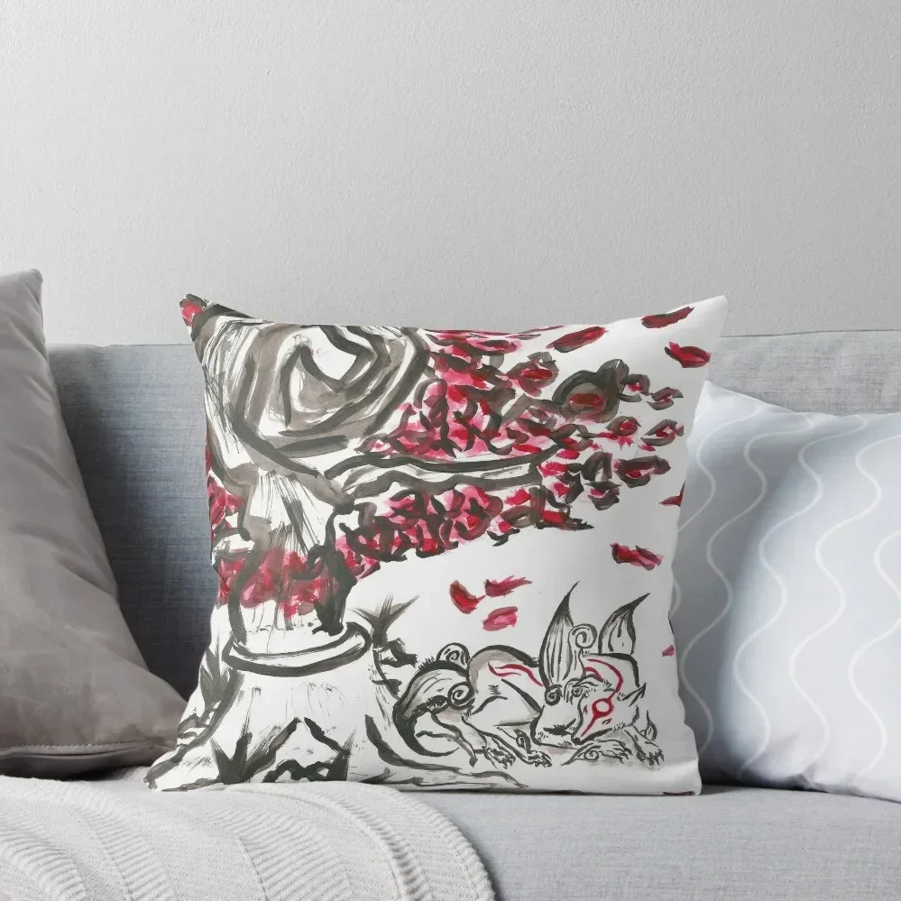 

Moments Reprise (Okami) Throw Pillow Pillow Case Christmas Luxury Sofa Cushions bed pillows pillow