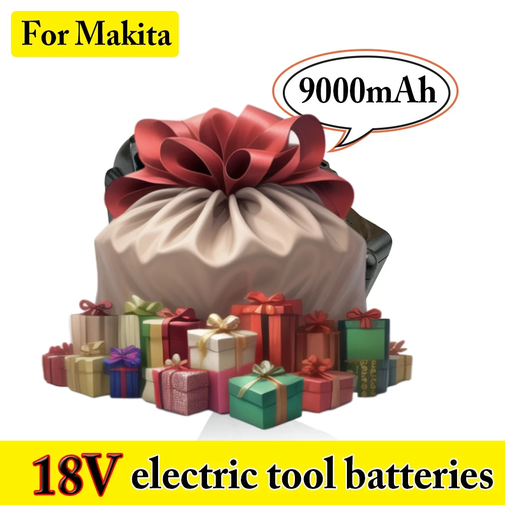 

18V cordless diamond battery For Makita BL1850B BL1840B BL1860 BL1815 BL1830 BL1835 LXT400 DE lithium-ion battery 9000mAh