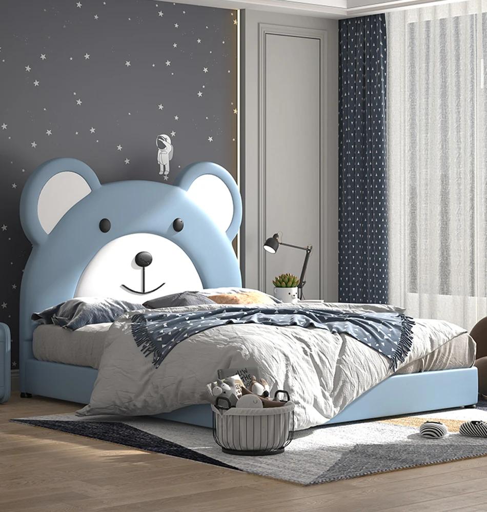 Kids Bed King children bed Queen Size Double Single Kids Bedroom Furniture view 6