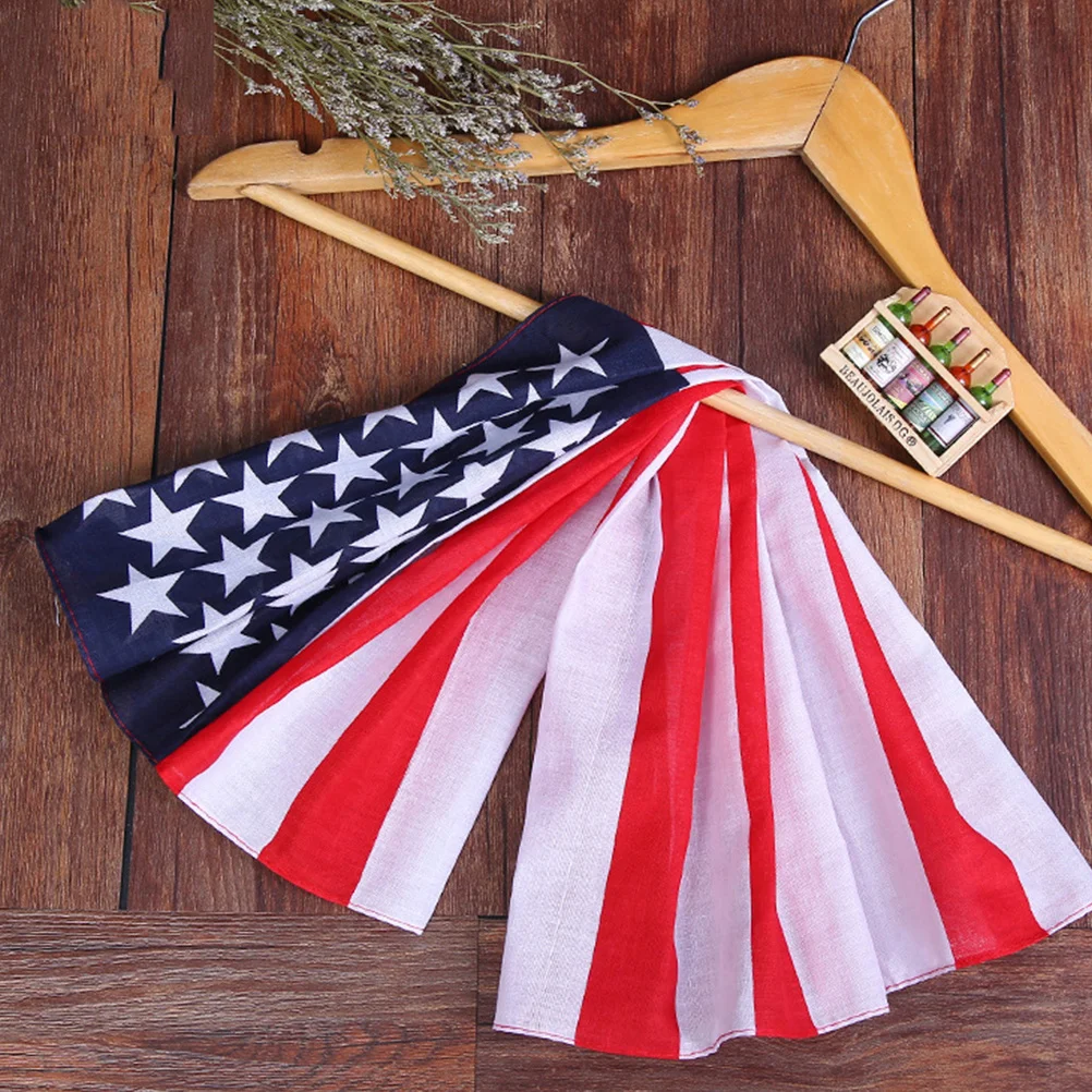 

3Pcs American Flag Printed Headband Soft Comfortable Unisex Headscarf Outdoor Fashion Hair Band Printed Headscarf