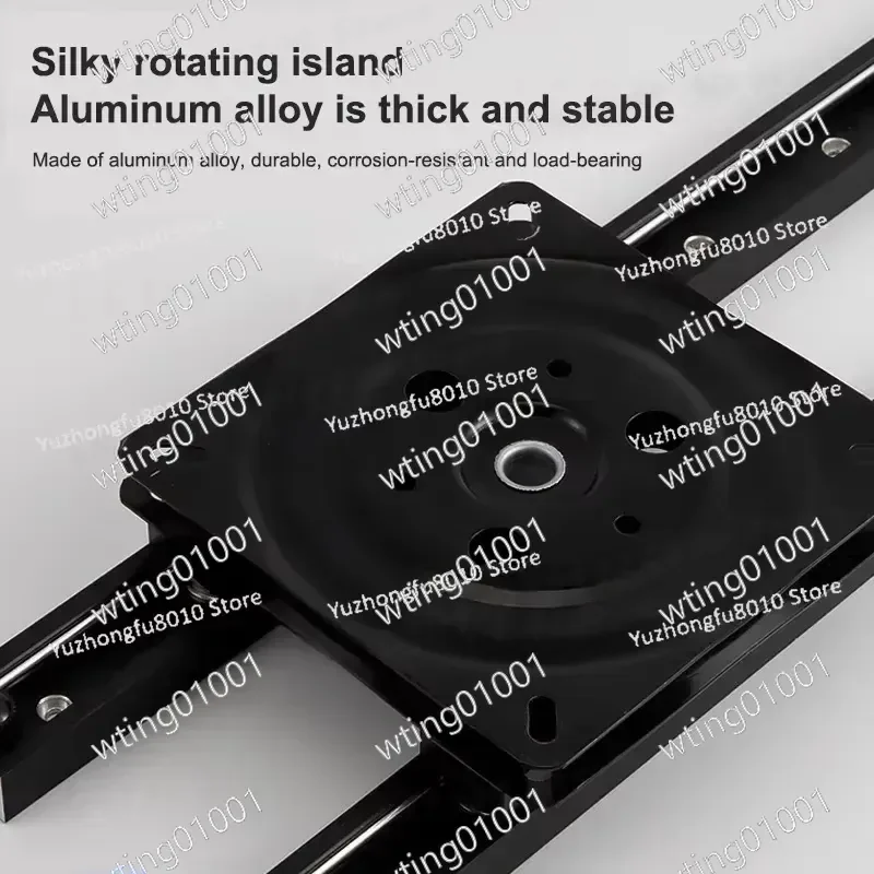 for New Top Rail System Rotating Mechanism Pull Out Expandable Countertops Accessories Sliding Table for Kitchen Island