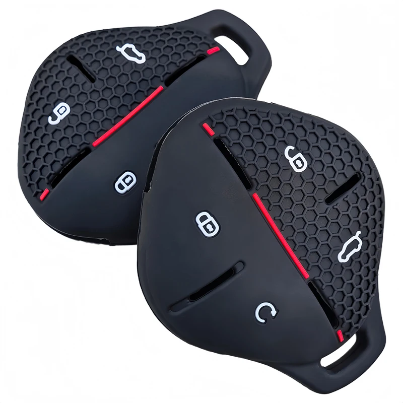 

Silicone Car Key Cover Keychain Bag Set for Chery Jetour Dashing X-1 Plus DTC IDM 2022 2024 Remote Case Holder Shell Accessories