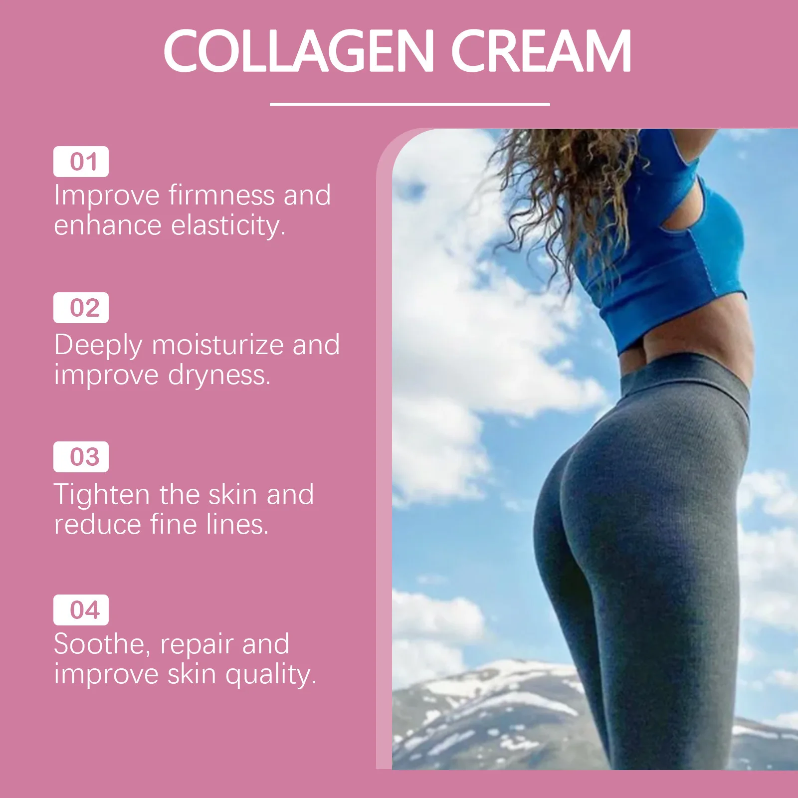 Buttock Enlargement Cream Effective Hip Lift Up Firming Improve Sagging Moisturizing Sexy Big Peach Butt Tighten Plump For Women