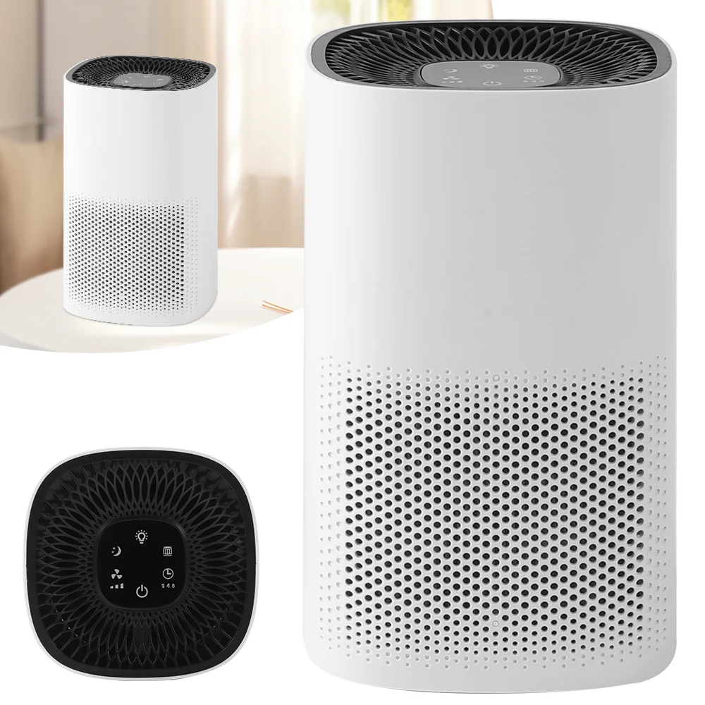 Air Purifier for home Portable Air Cleaner with Timer Mini Desktop HEPA Filter Air Freshener Eliminate Odor