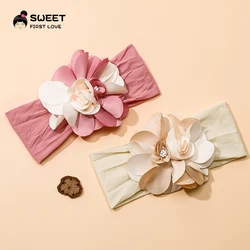 Headband Baby Hair Chiffon Flower For Girls Soft Nylon Elastic Newborn Toddler Hairband Headwear Hair Accessories For Chlidren