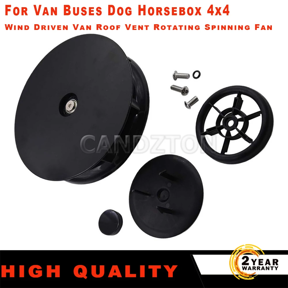 

Small Low profile rotary roof vent for vans buses dog vans horse boxes ambulances 4x4s boats wind driven rotating ventilator