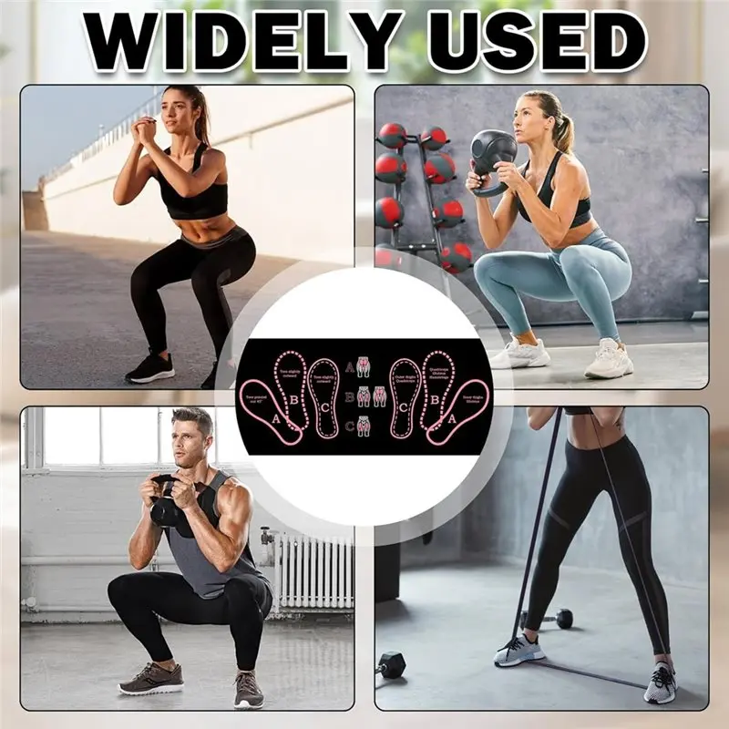 HOTB72A Anti-Slip Squat Mat Anti-Slip & Shock-Absorbing Sports Accessories For Home Workout