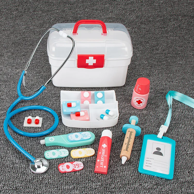 Children's Toy for Girl Hospital Play House Nurse Suitcase Games Doctor Set for Kids Medical Toys Doctor Role Play Pretend Play