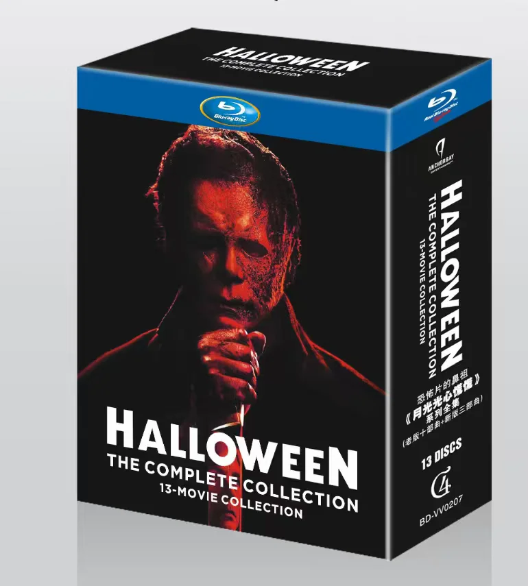 Brand New Blu-ray Disc High Definition Complete Halloween Series Collection 13 Discs English Audio with Chinese Subtitles