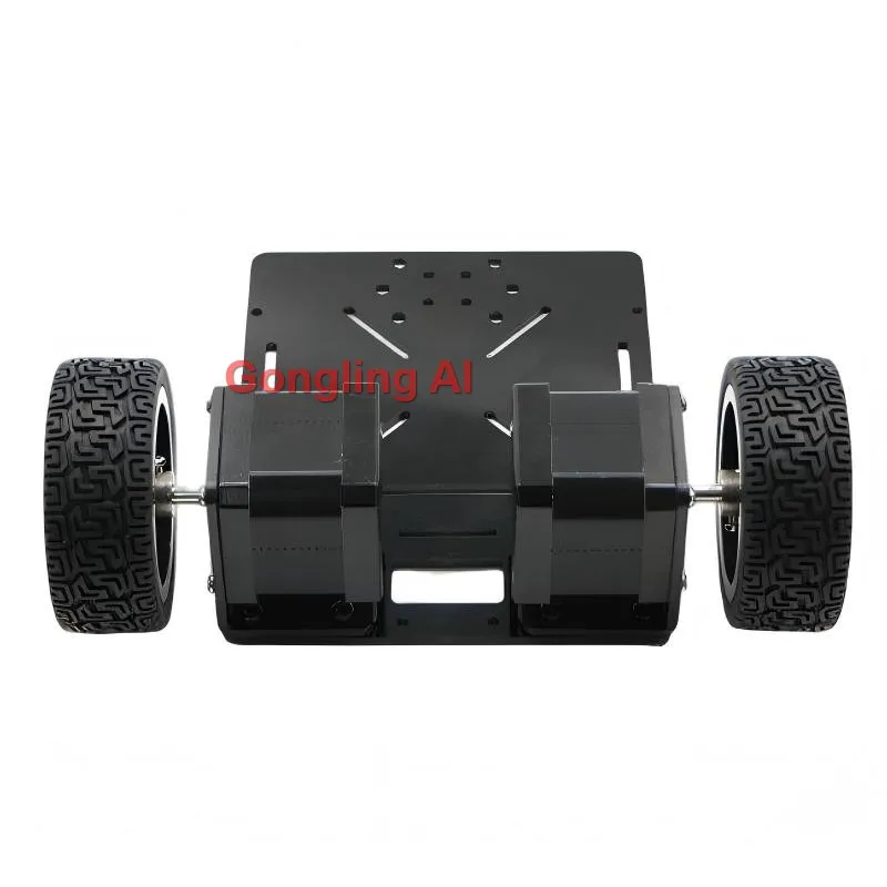 2WD 3WD Robotauto met DC-motor of stappenmotor voor snelheidsmeting, lijnvolging, RC-auto met lagerchassis, programmeerbare robot