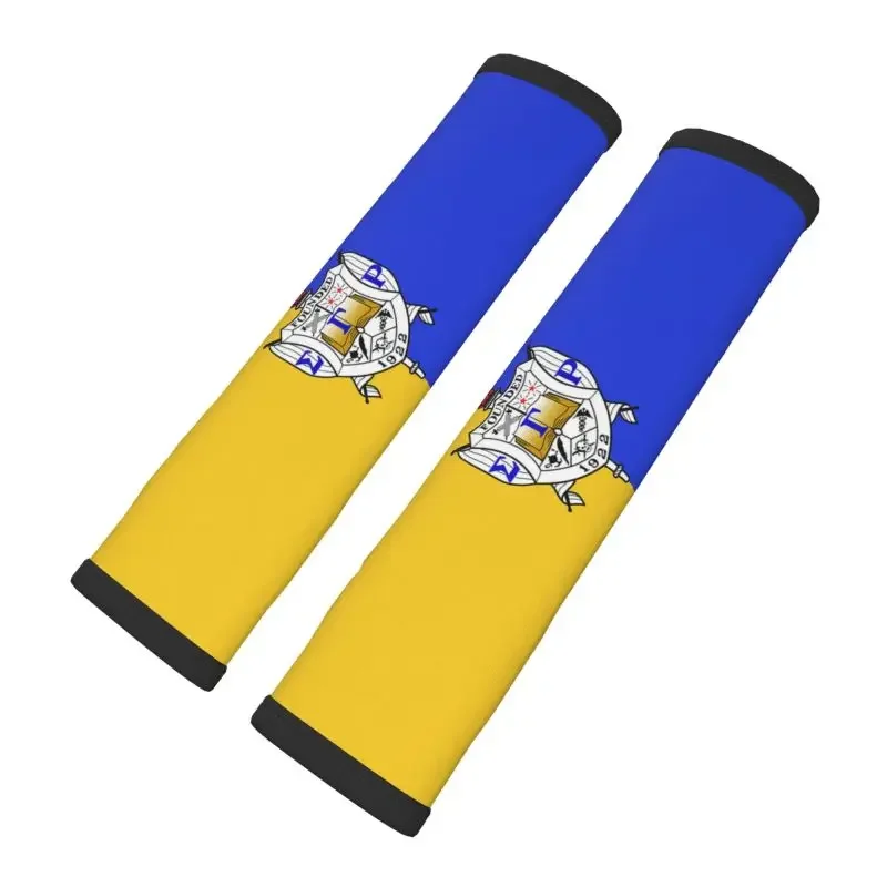 Sigma Gamma Rho 1922-funda para cinturón de seguridad de coche con estampado, almohadillas para correa de hombro para adultos, Protector Universal suave y cómodo para cinturón de seguridad