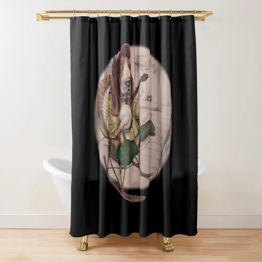 

Bluegrass dog Shower Curtain Window Accessories For Shower And Services Curtain