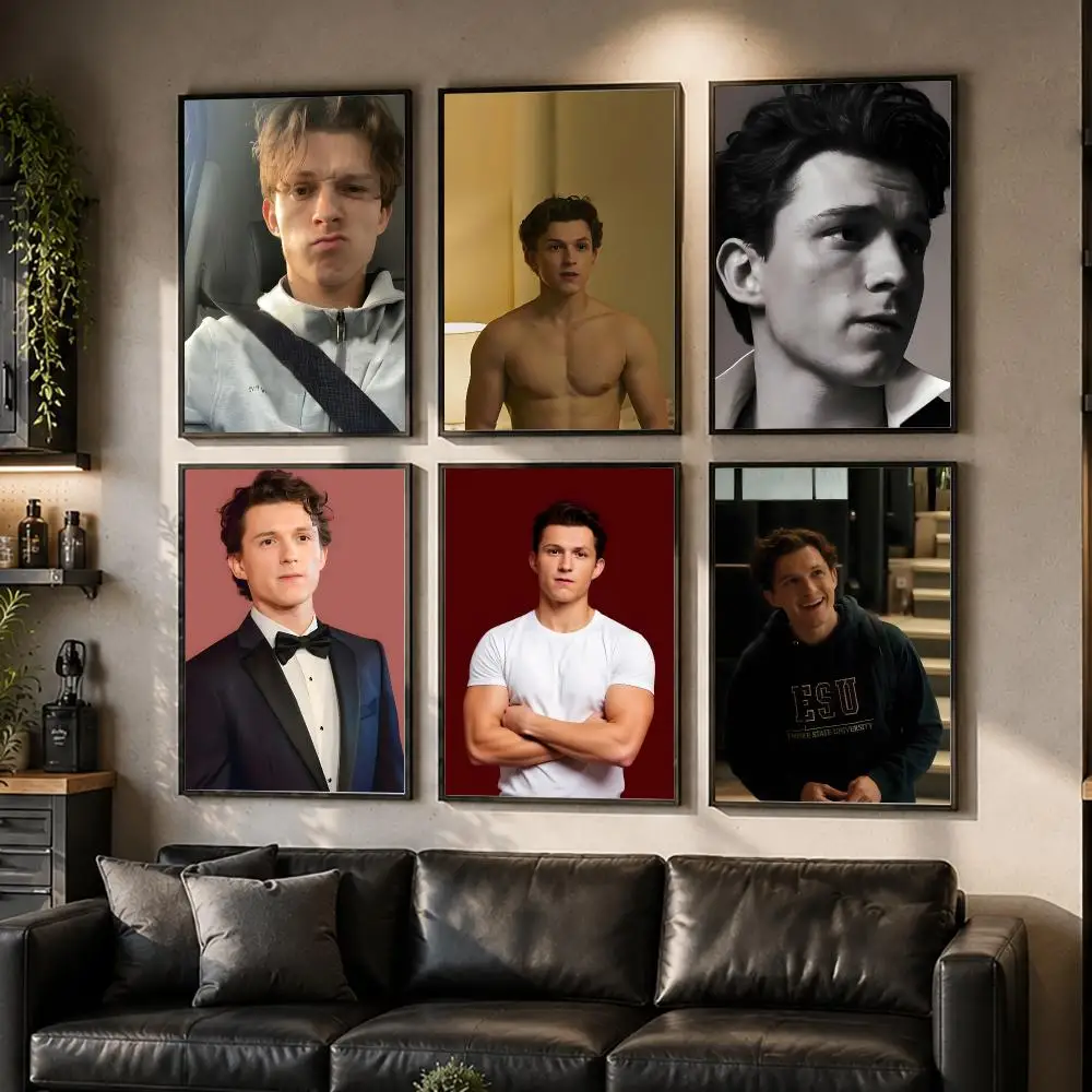 Actor Tom H-Holland Poster HD Waterproof Self-Adhesive Wall Art – Multi-Scene Use Top Gift Pick