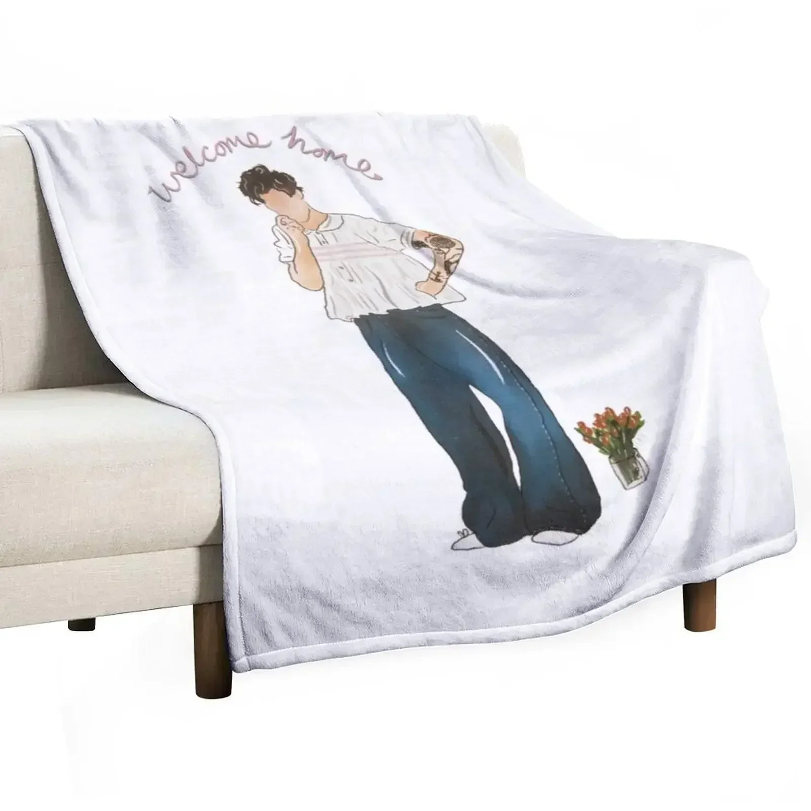 Harry’s House Throw Blanket wednesday Thin Personalized Gift Retros Decoratives Luxury Designer Blankets