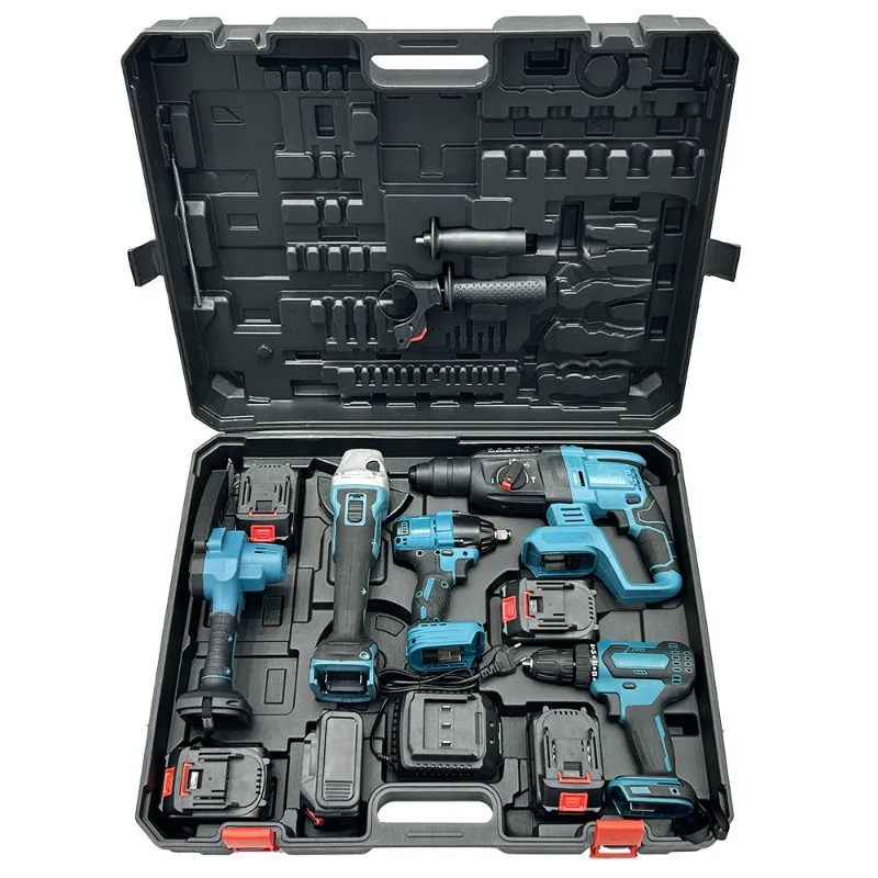 

Power tool set Multifunctional electric chain saw Angle grinder Electric hammer Electric drill Cutting machine Combination