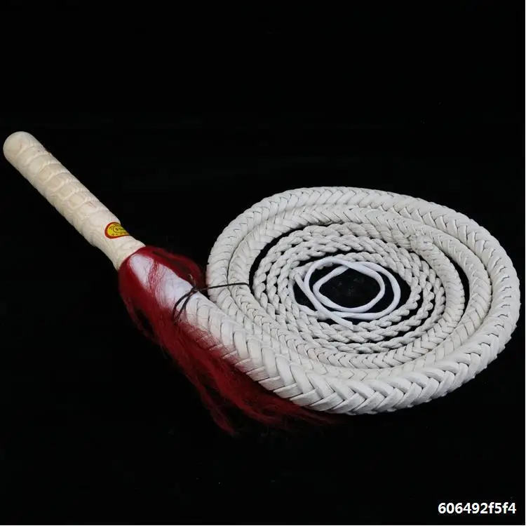 Pure Handmade Cowhide Whip Loud Fitness Whip Outdoor Sheep Walking and Herding Whip Various Specifications