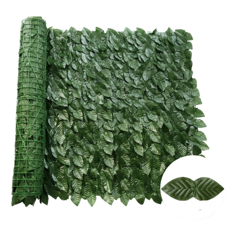 Artificial Ivy Hedge Green Leaf Fence Panels Privacy Fence Roll Wall Landscaping Screen Outdoor Garden Backyard Balcony Decor