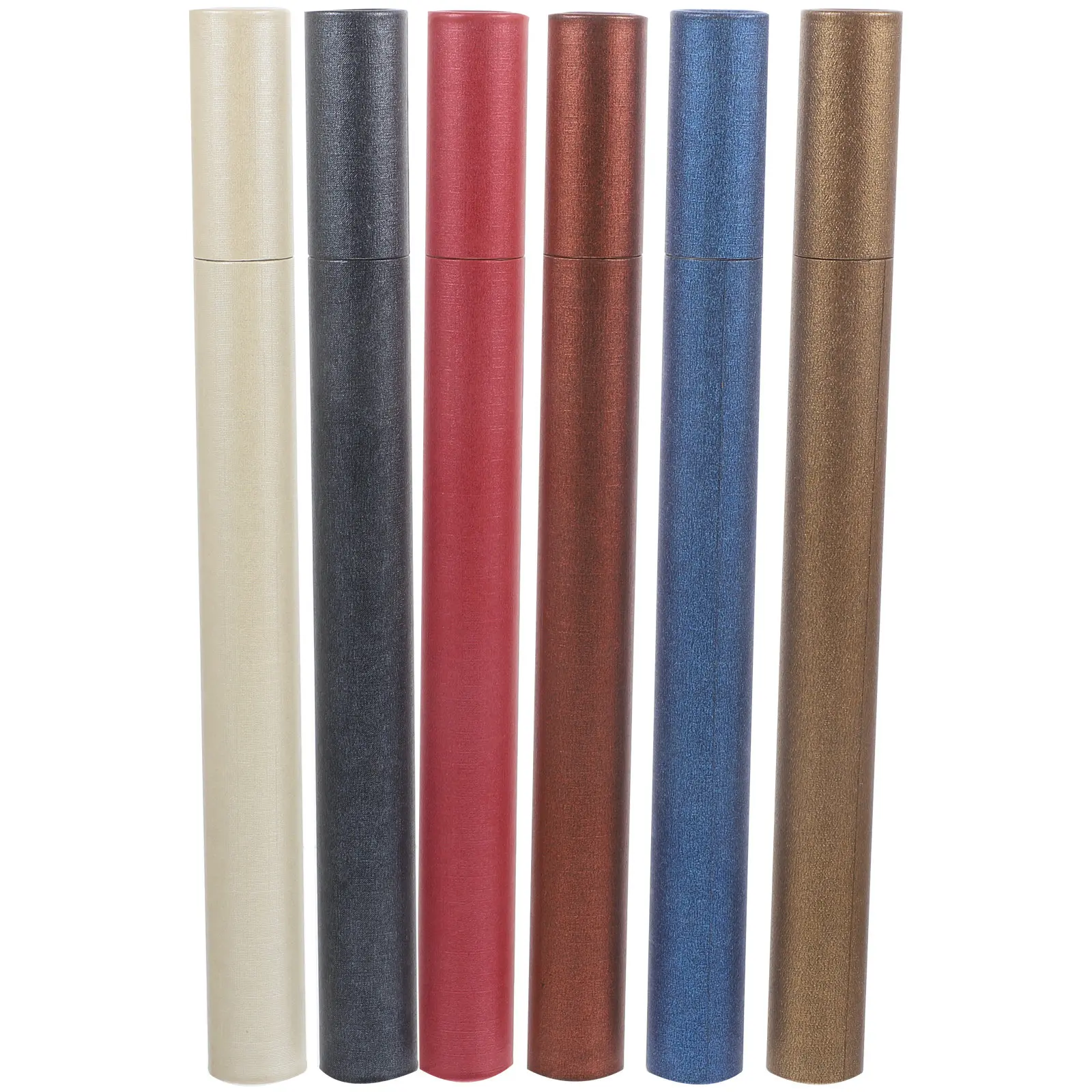 6Pcs Wood Incense Stick Tubes Elegant Uniform Finish Portable Lightweight Incense Container for Home Shrine Spa Relaxation