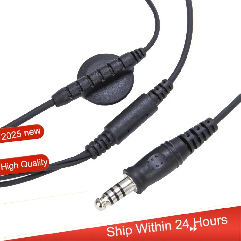 

AC18(Guaranteed) U94 PTT Motorcycle Helmet Headset 3.5Mm Plug Walkie-Talkie Two-Way Helmet Headset For Police People Wearing Hel