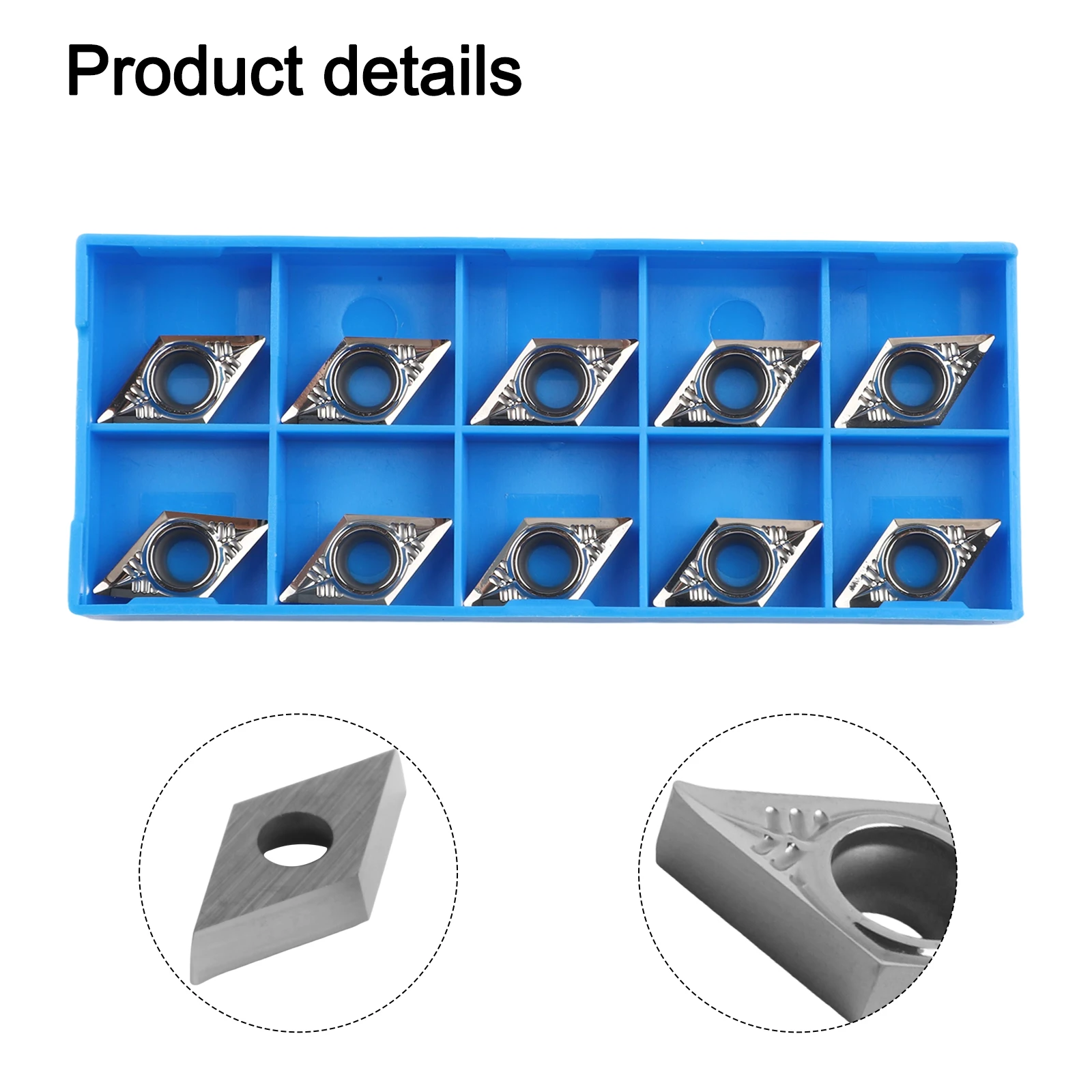 DCGT11T304-AK H01 Carbide Turning Inserts For Aluminum Alloy Copper Non Ferrous Metal CNC For Lathe Tooling For Dcmt DCGT32.51
