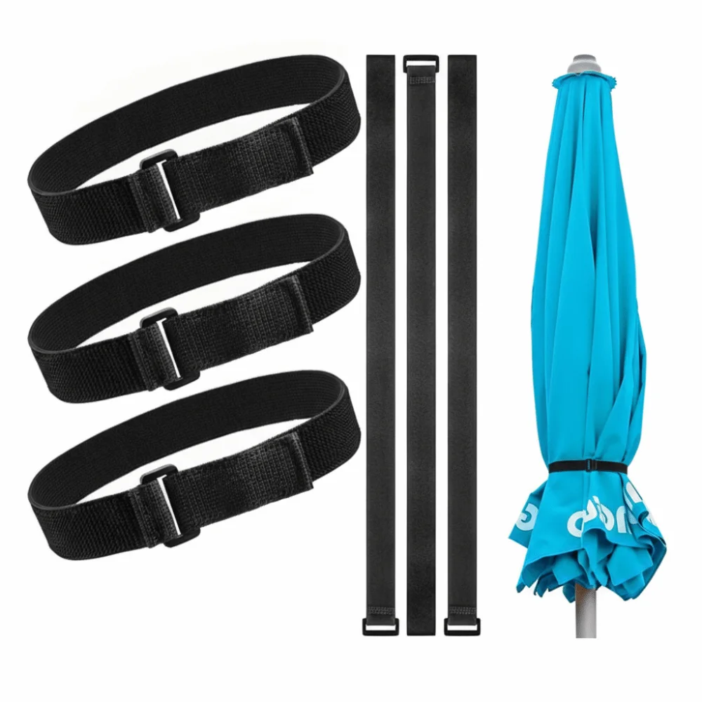 Space-saving Hook and Loop Storage Straps Adjustable Elastic Cinch Straps Durable Reusable Securing Bands Rope Organization
