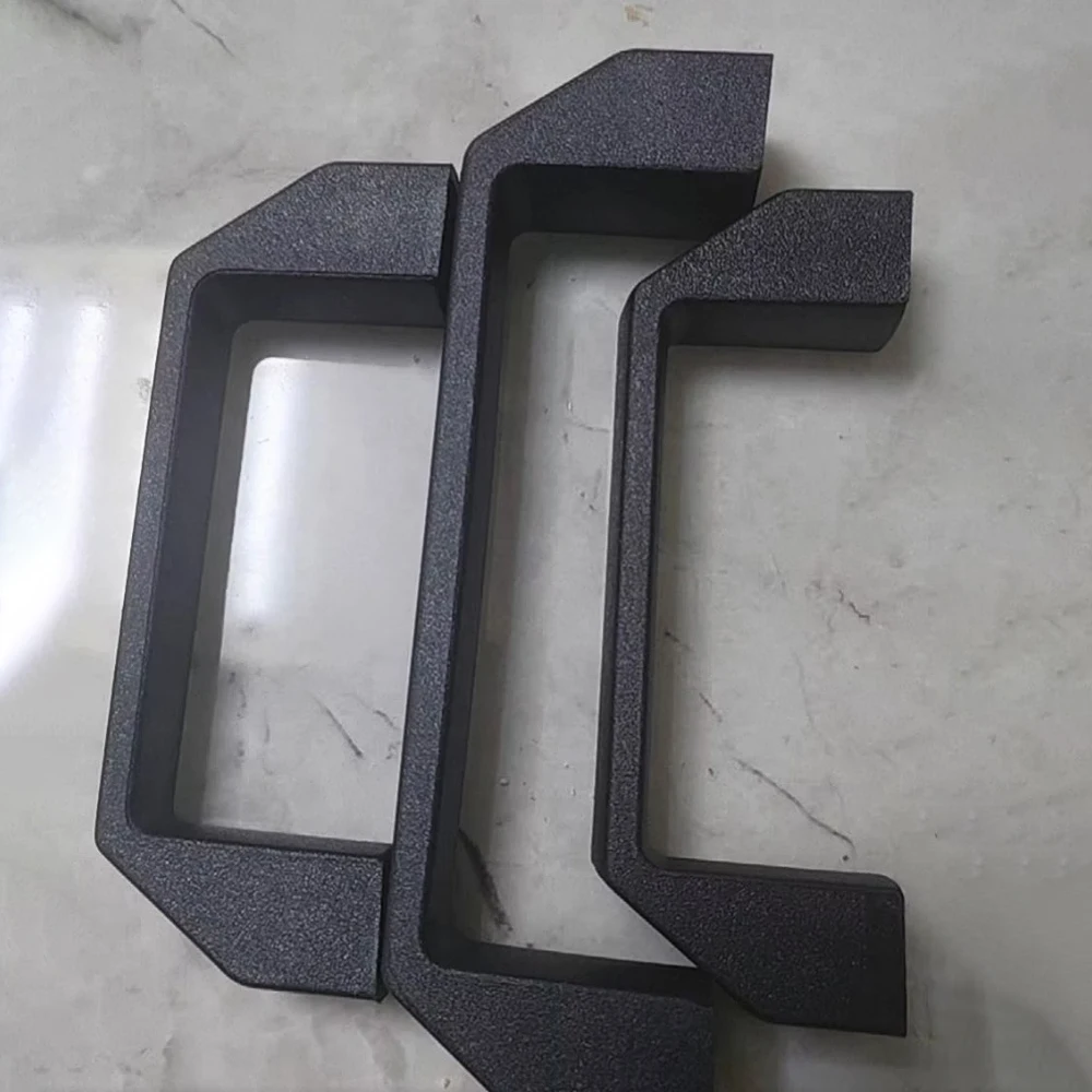 1/2/4PCS Aluminum Alloy/Plastic Square Handle Hole Center 90/120/150/180mm Industrial Electrical Cabinet Handle Drawer Pull