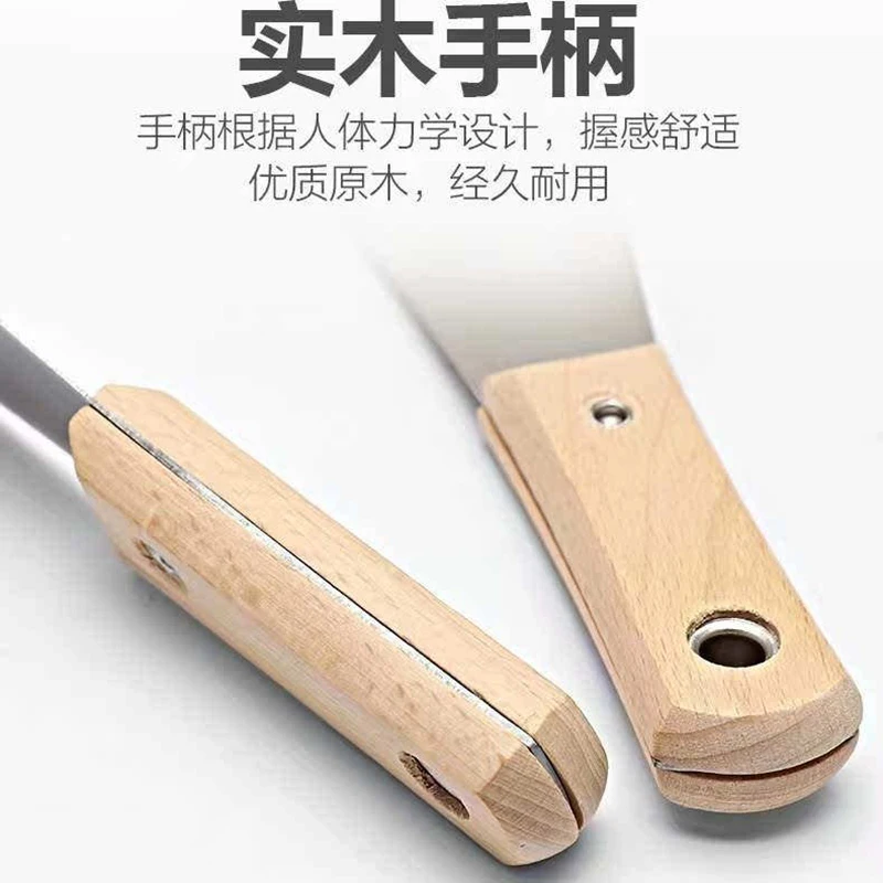 Multi Functional Stainless Steel Paint Scraper Putty Knife Cleaning Shovel Pry Iron Nail Manual Tool Wall Joint Repair image 3