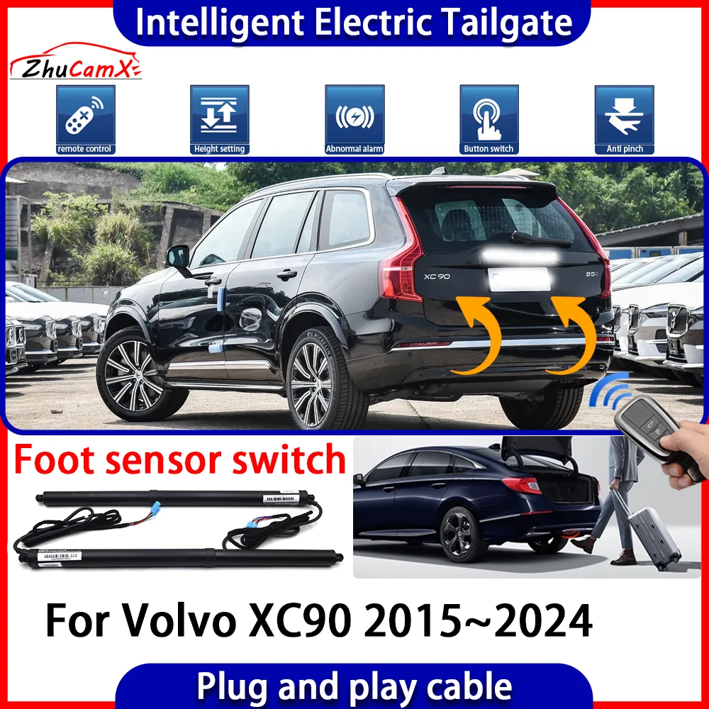 

ZhuCamX Car Automatic Lifting kit Opening Trunk Intelligent Electric Tail Gate Lift Tailgate for Volvo XC90 2015~2024