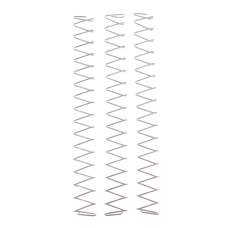 {MX} 1/3Pcs 1.3mm Wire Diameter Rectangular Springs Stainless Steel Fatigue Resistant Square Compression Spring Flat Spring