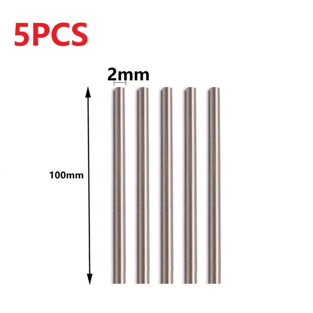Verschleißfeste 5 Stück YG6 Wolframstahl-Rundstange aus Vollhartmetall-Drehwerkzeugstange 100 mm für Hochleistungsbohrer
