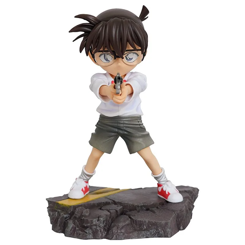 

18cm Detective Conan Conan Edogawa Action Figure Toys Desktop Decoration Amine Peripheral Figurine Model Collect Gifts