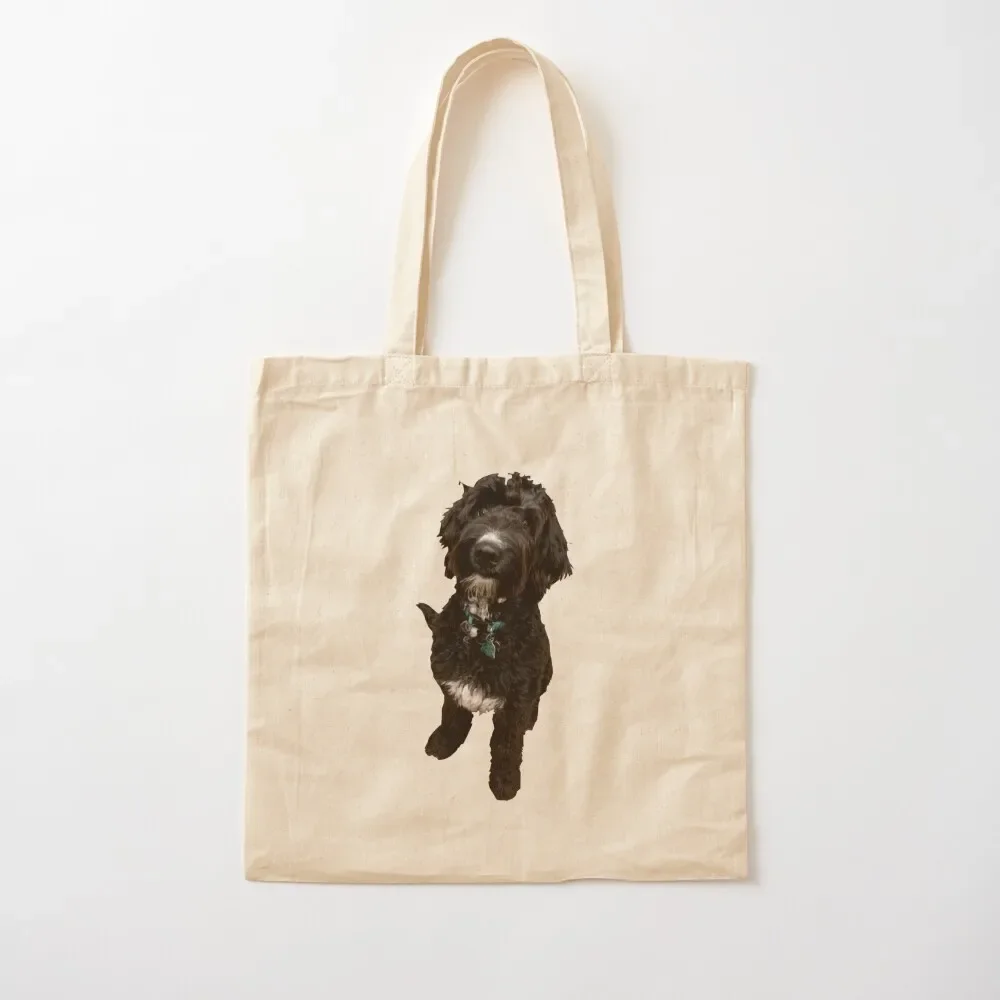 

remi the bernedoodle (bernese mountain poodle dog) Tote Bag Reusable bags tote bag screen Lady bags Custom bag