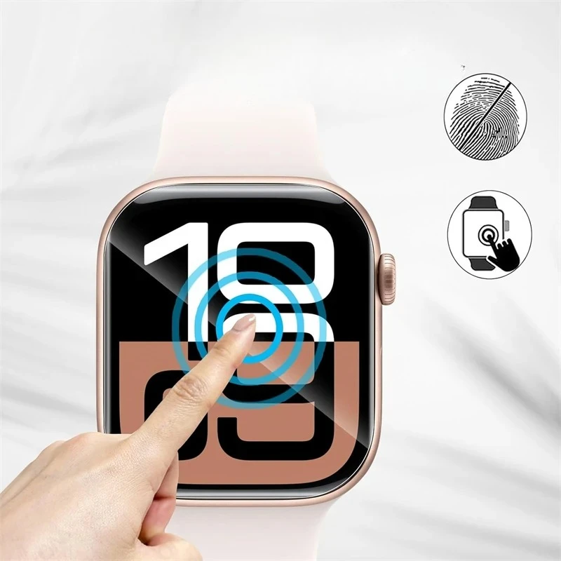 5 قطعة فيلم هيدروجيل لساعة أبل 5 6 SE 40 مللي متر 44 مللي متر 42 38 واقي للشاشة أبل ساعة الترا 49 مللي متر 7 8 9 41 مللي متر 45 مللي متر 10/11 42/46 مللي متر