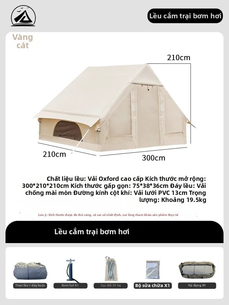 Lều Dã Ngoại Bơm Hơi Chống Nắng Mưa