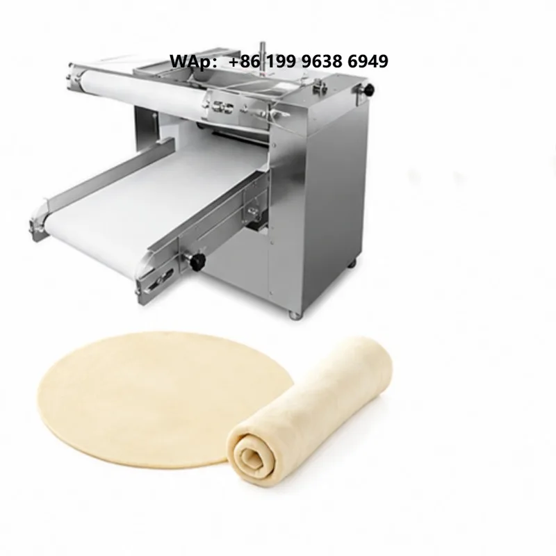 High Quality Automatic Motor Bread Dough Press Roller Mixing Machine Pizza Dough Sheeter Mixer Vertical Dough Restaurant