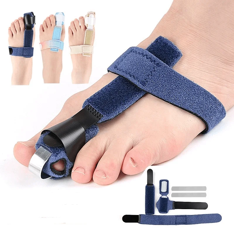 1/2Pcs Toe Splint Straightener For Hammer Toe Corrector Crooked Claw Toe Stabilizer Support Brace Wrap Pain Relief