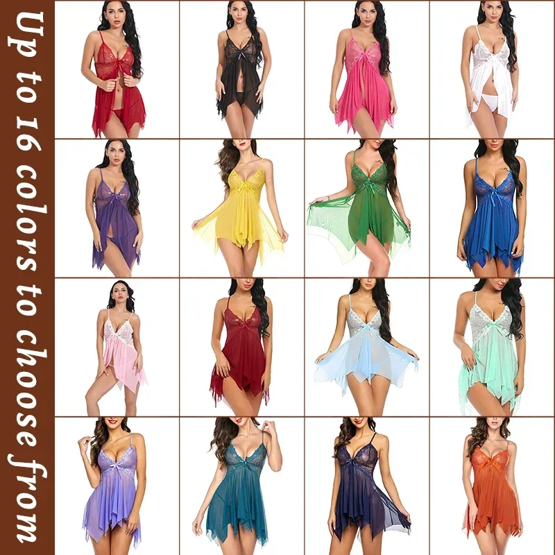 ผู้หญิงโปร่งใสชุดชั้นในสตรีชุดชั้นในดูผ่านชุดชั้นในชุดเซ็กซี่ลูกไม้ Bra และชุดกางเกง Panty ชุดหญิงชุดเซ็กซี่ bdsms