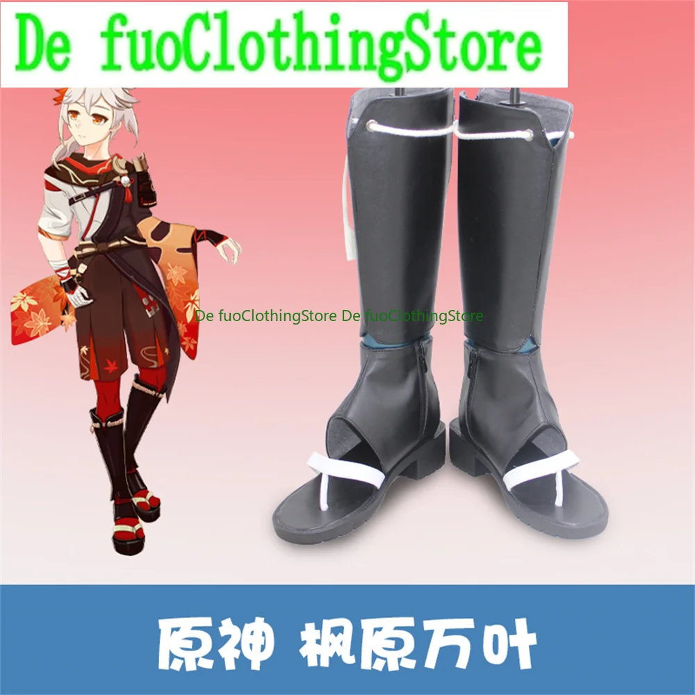 أحذية جينشين إمباكت كايديهارا كازوها التأثيرية أحذية لعبة أنيمي حفلة الهالوين عيد الميلاد Defu متجر أحذية الملابس