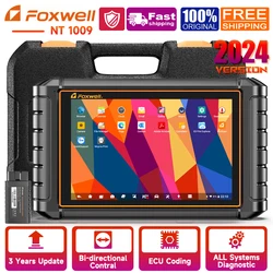 Foxwell NT1009 OBD2 Automotive Scanner ECU Coding All System 35 Reset Bidirectional OBD2 Car Diagnostic Tools 3 Years Free Updat