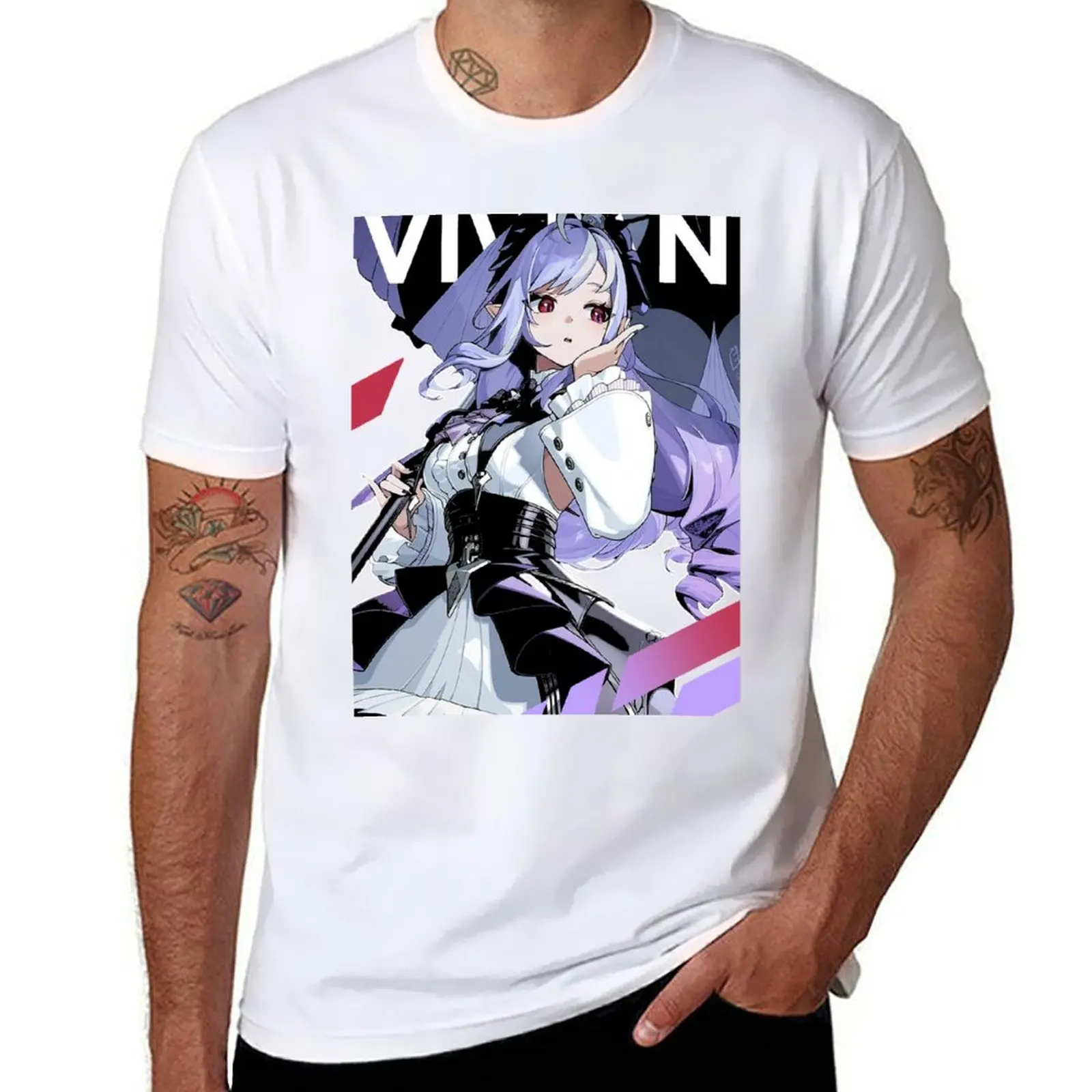 Vivian zzz Zenless Zone Zero Shirt fan Vivian Sticker Decals Zenless Zone case T-Shirt t shirt custom print T-Shirt