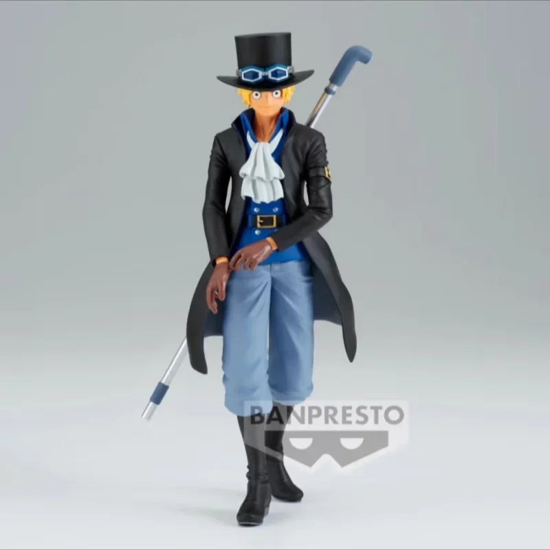 BANDAI Anime One Piece 17cm The Set Sail Sabo Action Figures Pvc Statue Model Dolls Collectible Ornament Children Toy Kids Gifts