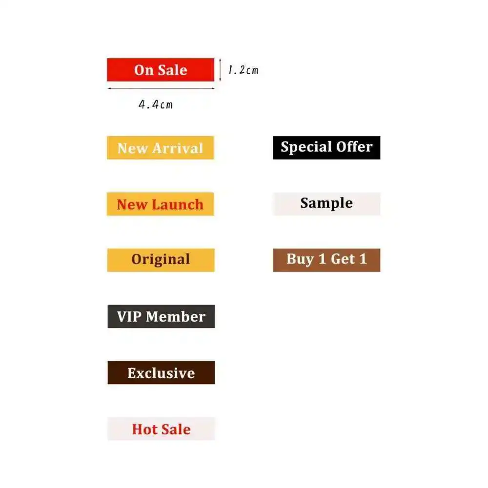 Arabic Numerals Together Price Tags, Digits And Promotion Slogan Inserted Cards For Choices, Detachable Assembly