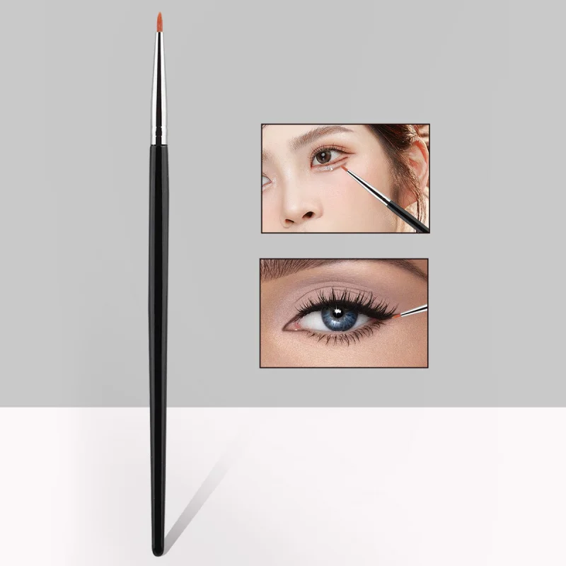 Factory Direct Sale Beauty Tools Eyeliner Brush Fine Drawing Aegyo-sal Eyelid to Tear Trough Eye Detail Brush Makeup Special
