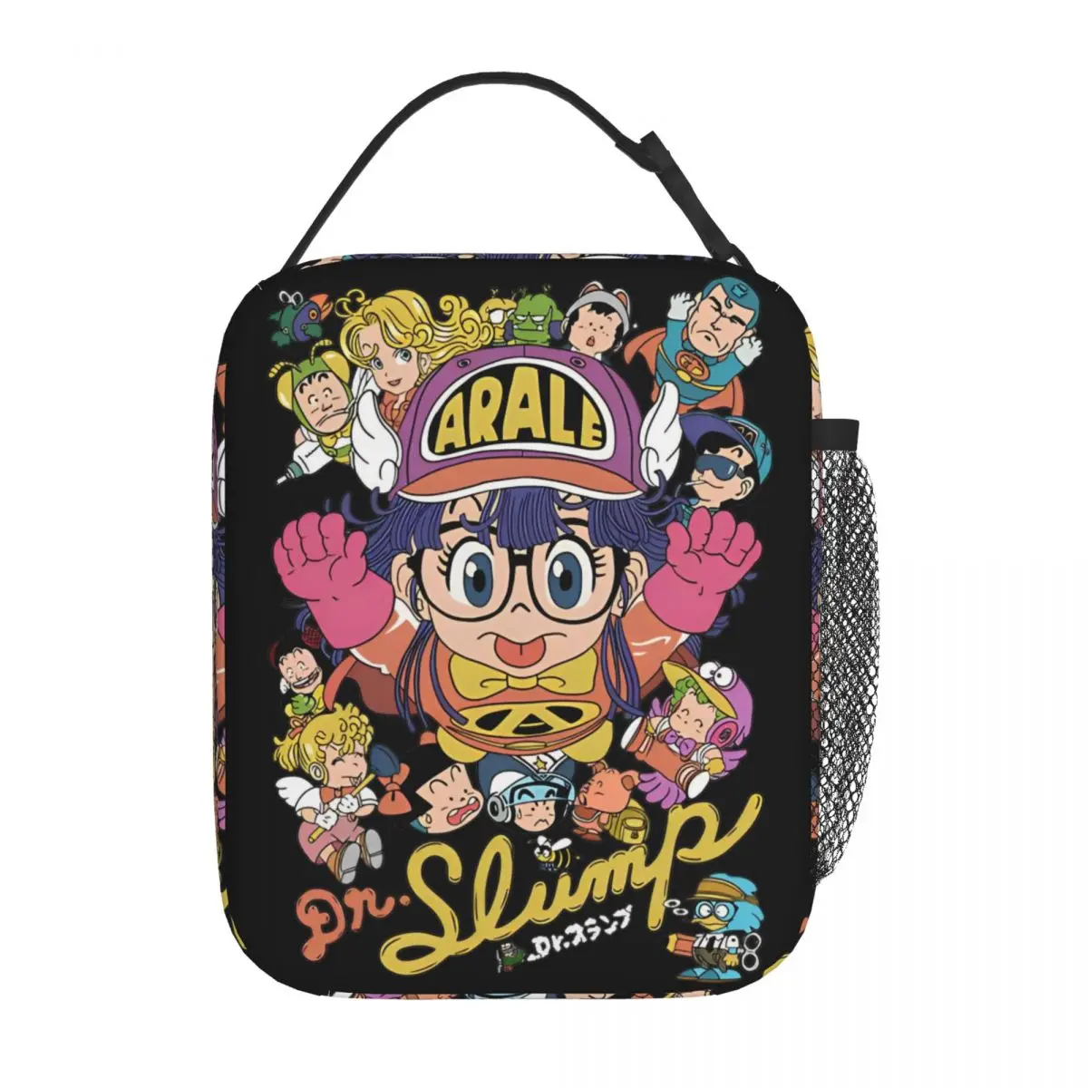 Arale Dr.Slump borse per il pranzo isolate borsa termica riutilizzabile grande Tote Lunch Box uomo donna lavoro Picnic