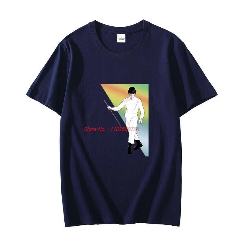 a Clockwork Orange Droogs Ultraviolence Kubrik Korova Milk Uhrwerk Graphic T-Shirt Men's Summer Fashion Top