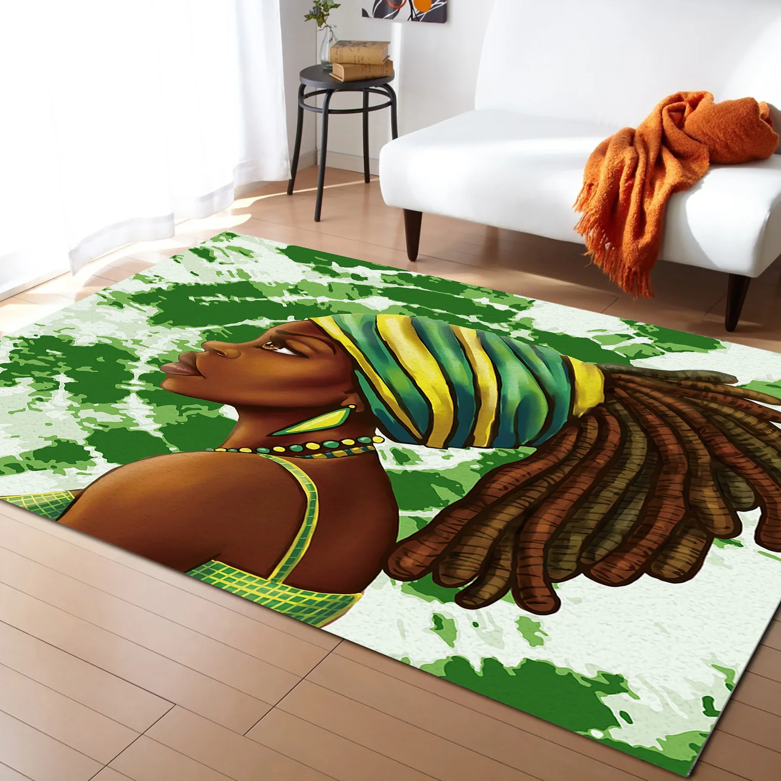 

African Country Women Rugs And Carpets For Home Living Room Decorative Large Area Carpet Children's Room Crawling Mat