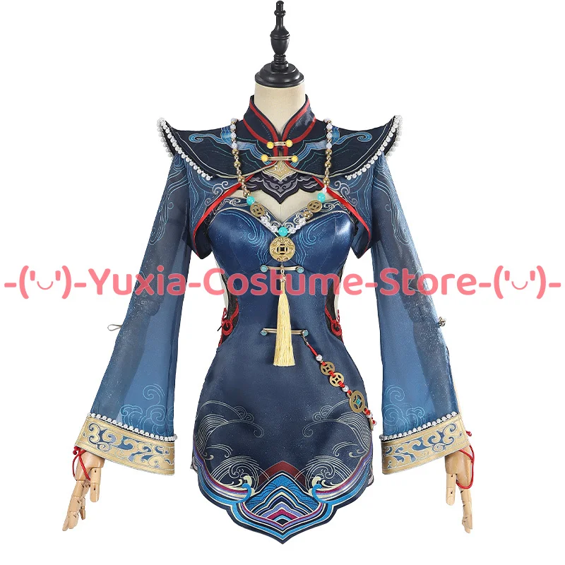 G‌ame Naraka: Bladepoint Takeda Nobutada Ink Traveler Cosplay Costume Zombie Samurai Party Outfit‌ Roleplay Character Dress