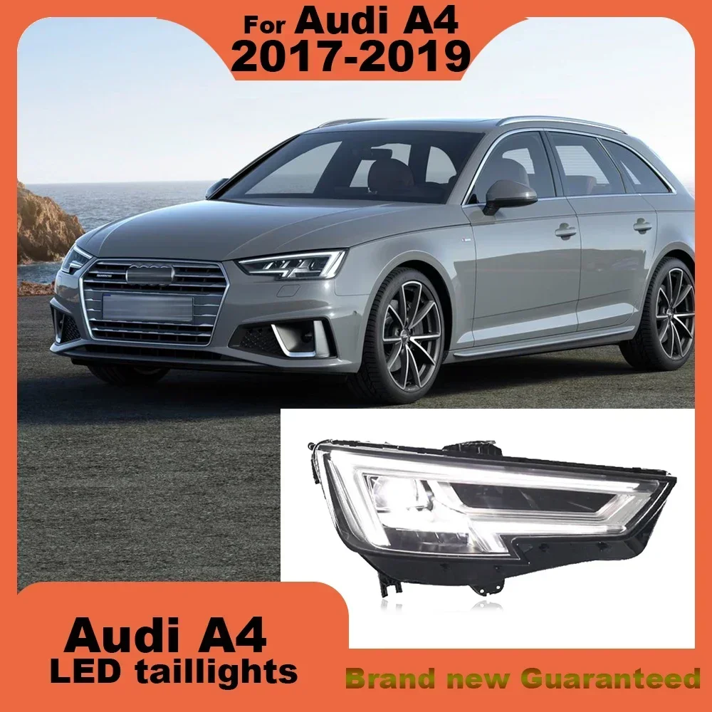 

For Audi A4 2017 2018 2019 upgrade LED headlamp Laser Lenses Lamp Head Front Light Daytime running light headlight Accessories