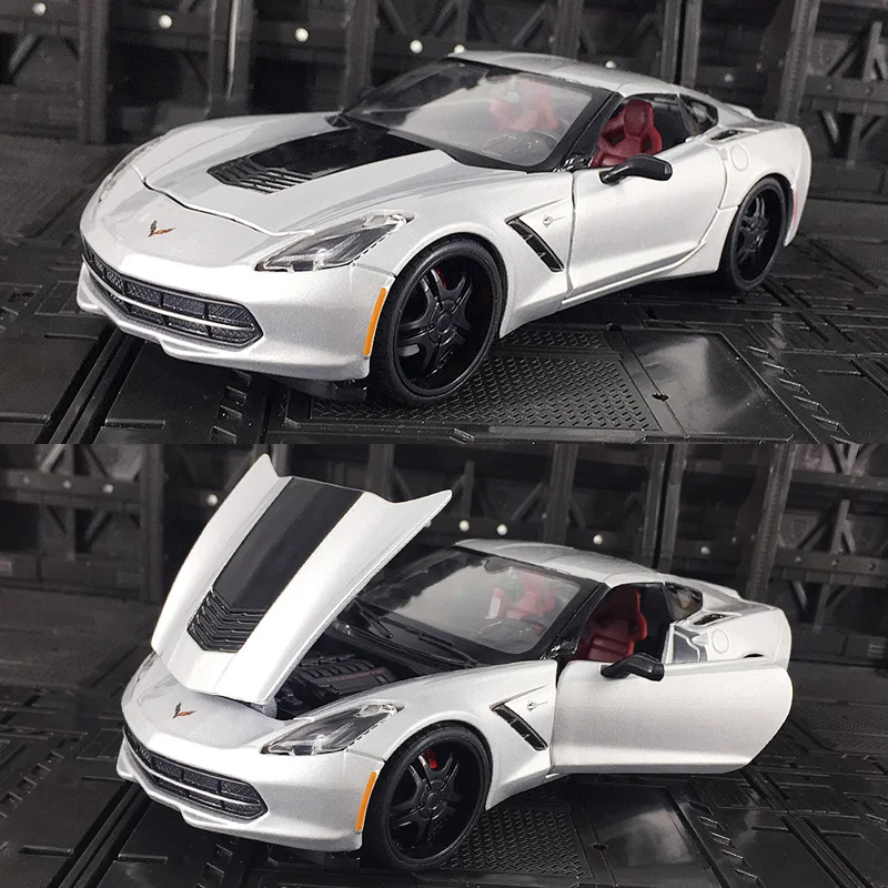 

Maisto 1:24 Chevrolet Corvette 2014 Stingray Roadster Modified Simulation Alloy collection gift toy