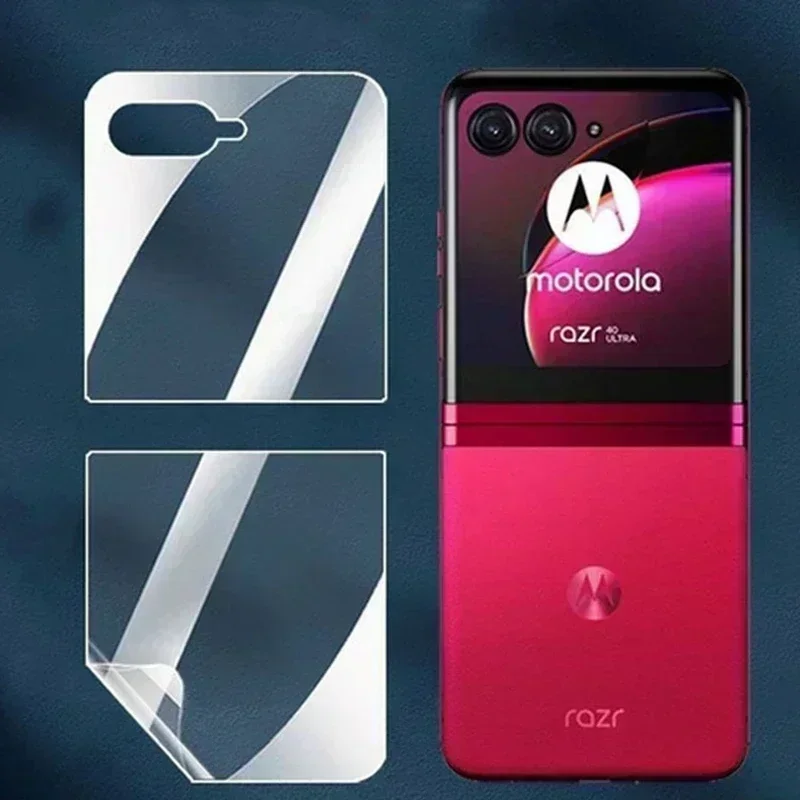 Película de hidrogel para Motorola Razr 40 Ultra, Protector de pantalla, película protectora frontal y trasera para Moto Razr 40 HD